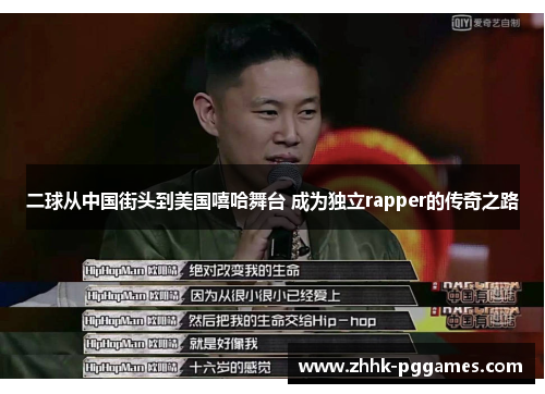 二球从中国街头到美国嘻哈舞台 成为独立rapper的传奇之路 二球从中国街头到美国嘻哈舞台 成为独立rapper的传奇之路